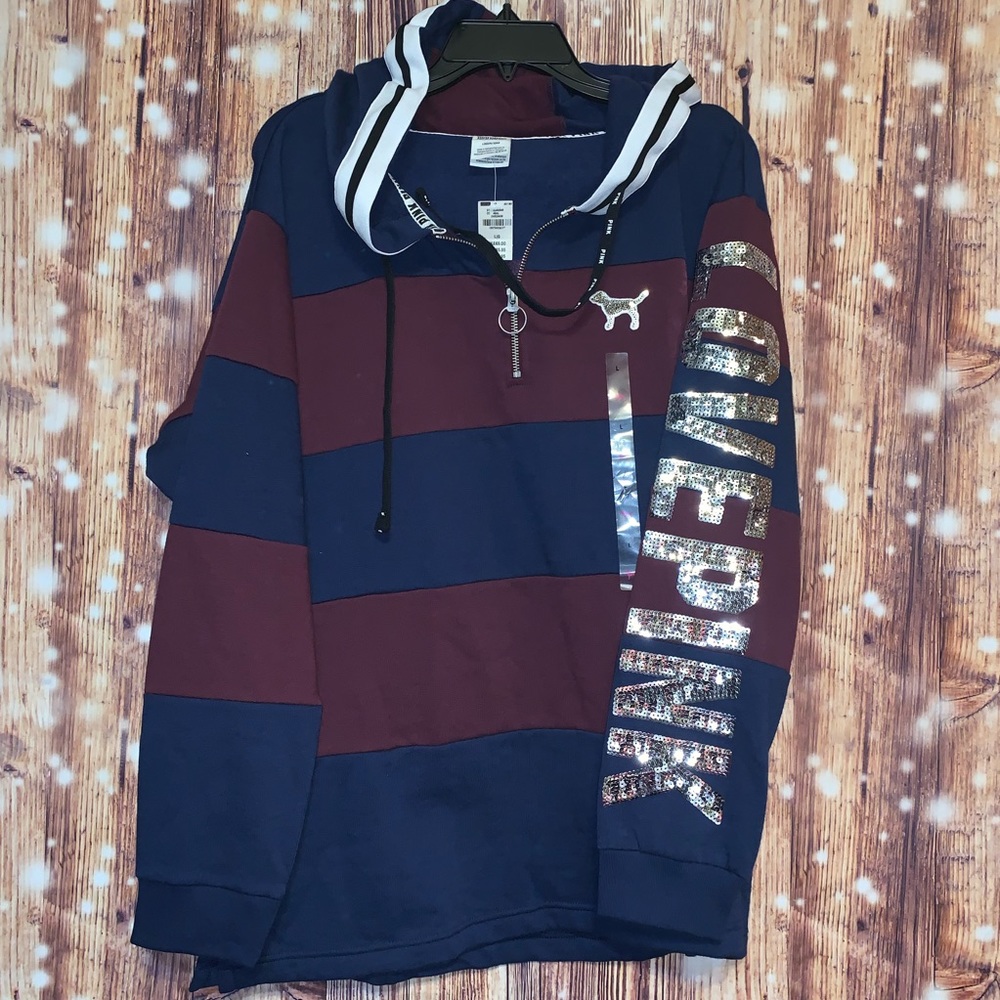 SUPER CUTE BLING VS PINK Campus Hoodie!